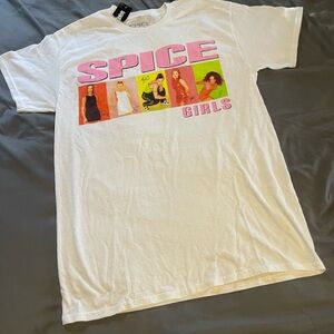 NWT Spencer's White Spice Girls Graphic Tee See all photos Rare Vintage